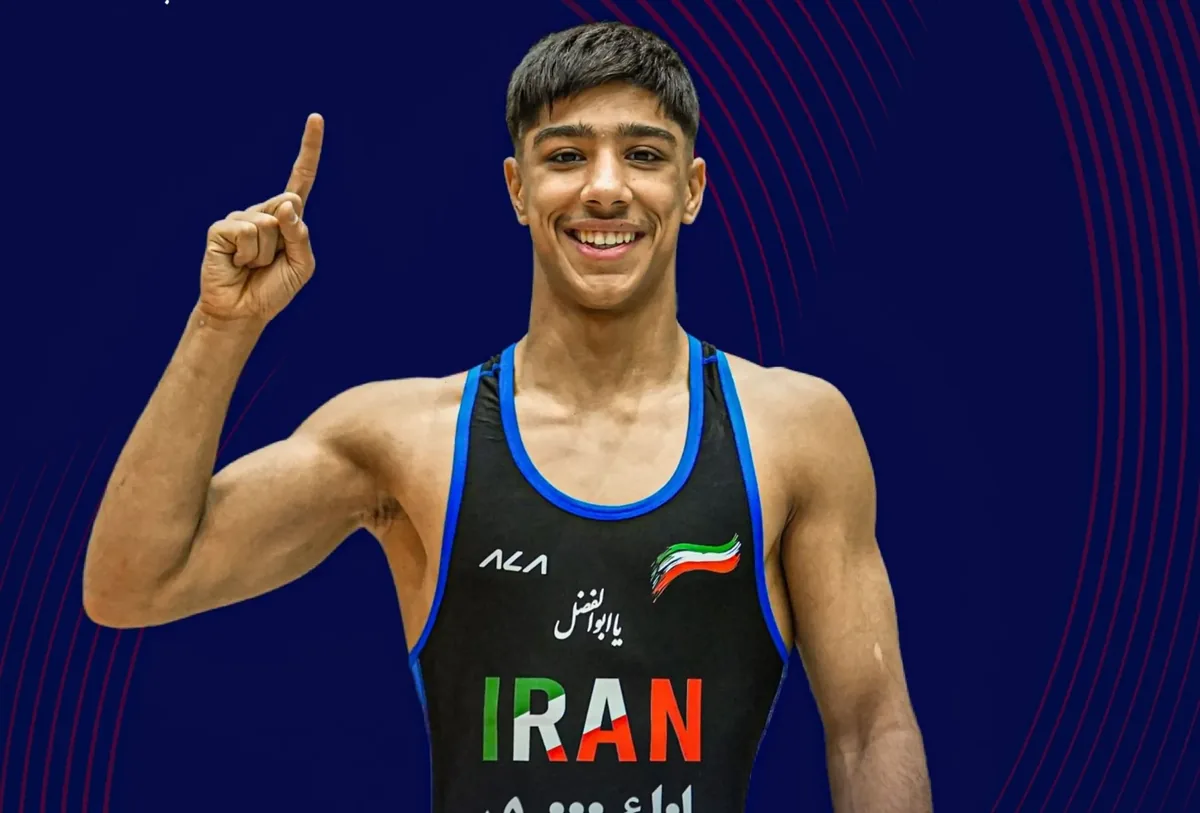 کشتی آزاد زیر ۲۳ سال جهان| اهورا خاطری سومین طلایی ایران در لاسوگاس