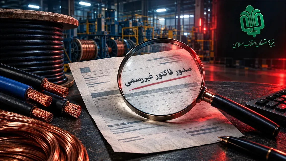 مورد عجیب «فاکتور غیررسمی» در شرکت تولیدی سیموکابل تبریز؛ برخورد سردار دهقان و سازمان مالیاتی چه خواهد بود؟