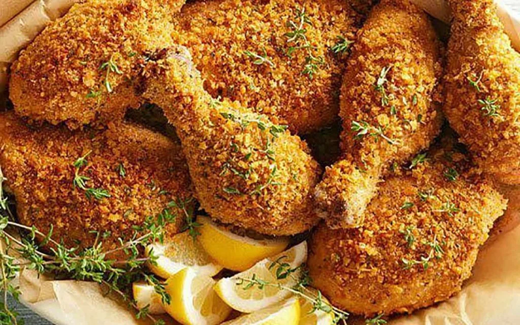 طرز تهیه مرغ بدون روغن و کم کالری در هواپز و یا فر