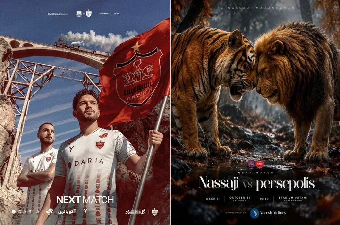 نساجی - پرسپولیس در قائمشهر؛ مأموریت سرخ‌پوشان برای بازگشت به صدر