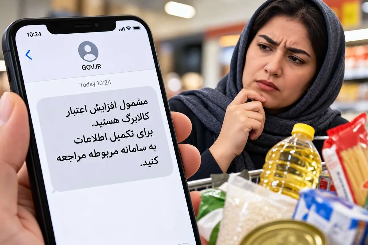 نحوه اطلاع از افزایش مبلغ کالابرگ