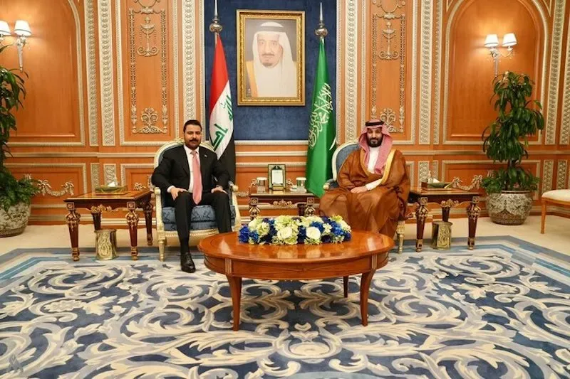 دیدار نخستوزیر عراق با ولیعد عربستان در ریاض