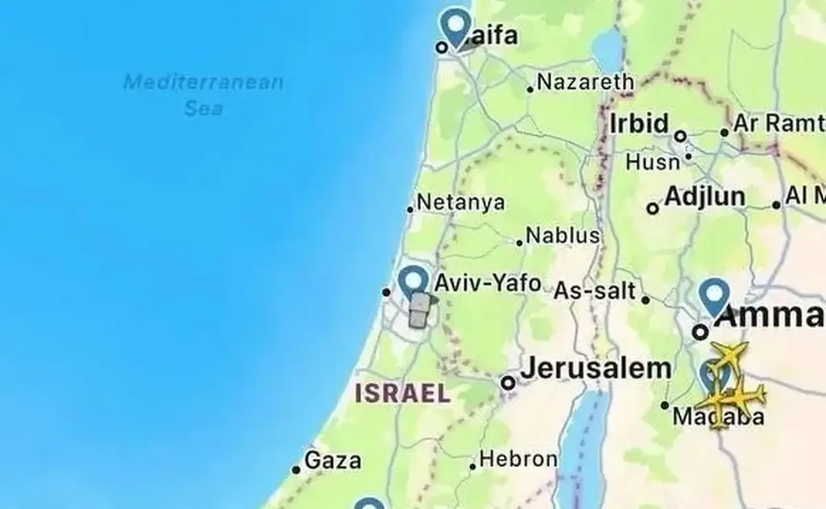 آسمان اسرائیل خالی از پرواز شد
