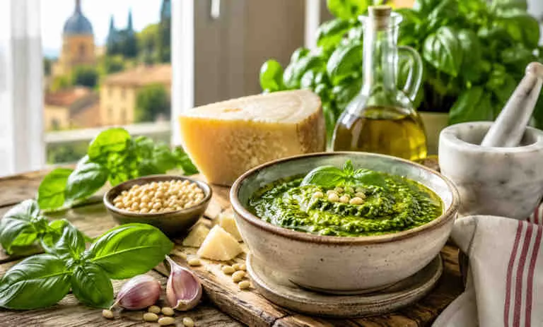 طرز تهیه سس پستو اصل ایتالیایی در خانه