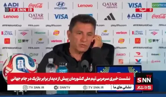 کنایه قلعه نویی به میزبانی آمریکا در جام جهانی: چند دهه است به این رفتار عادت داریم + فیلم