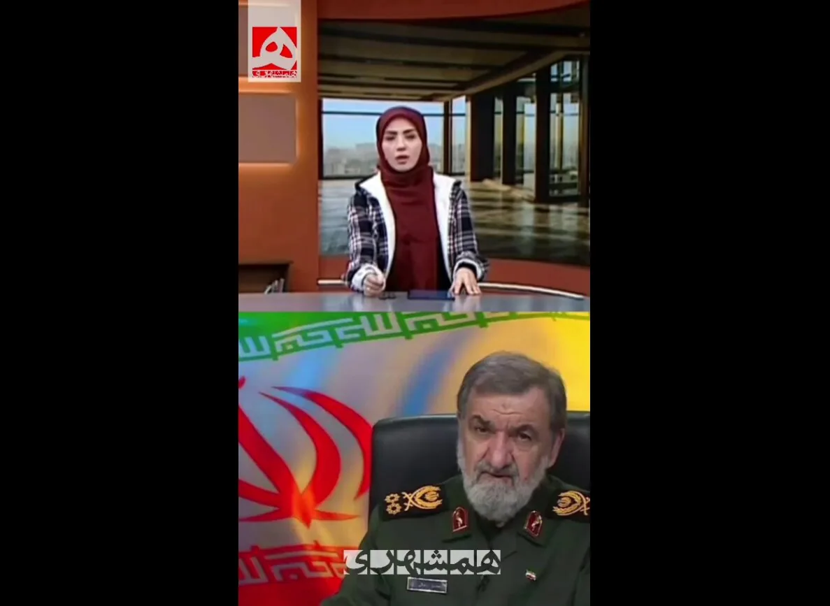 «فیلد مارشال» نقطهزن جوابشان را داد + ویدئو | واکنش خانم مجری به جواب محسن رضایی برای نخست وزیر آلمان