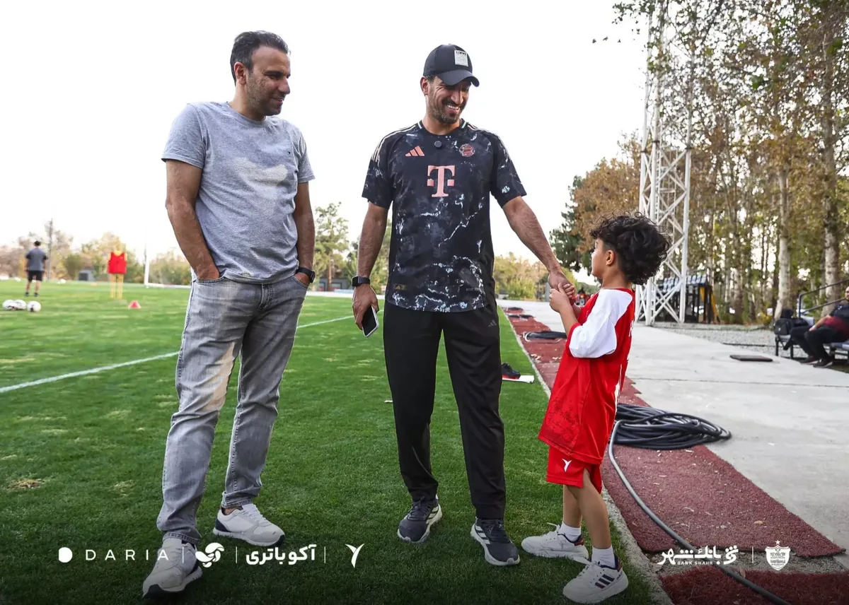 کاپیتان شماره 13 در کنار پرسپولیس! (عکس)