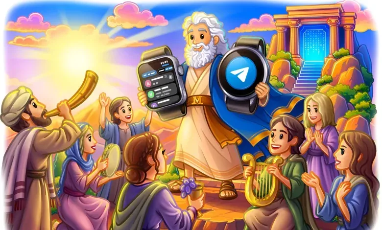 تلگرام به ساعتهای هوشمند Wear OS بازگشت؛ چت کامل، پیام صوتی و استیکر از مچ دستتان