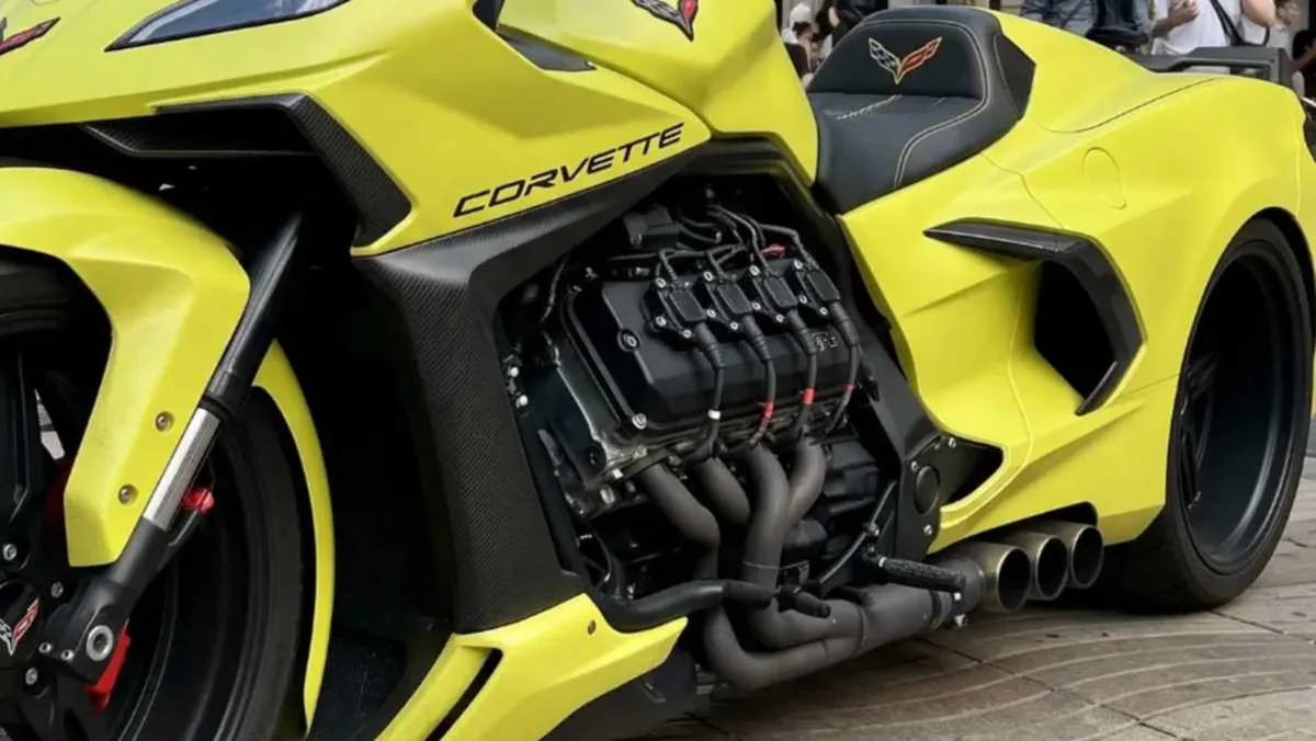 موتورسیکلت شورولت Corvette رسماً زشتترین طراحیای است که تاکنون دیدهایم