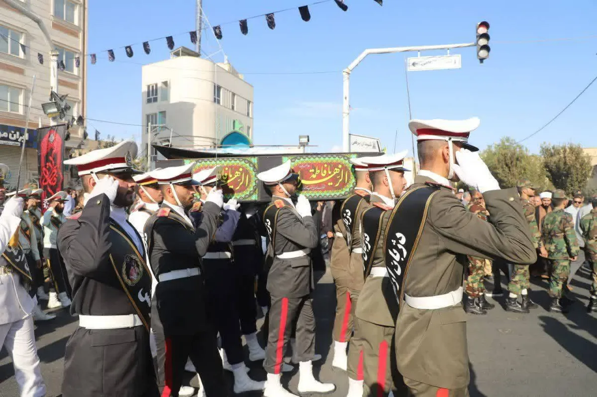 تشییع باشکوه پدر سپهبد شهید سید عبدالرحیم موسوی در قم