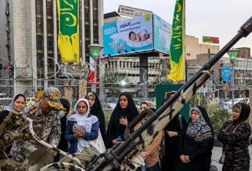 آموزش شلیک با ضدهوایی به بانوان در میدان هفت تیر + تصاویر