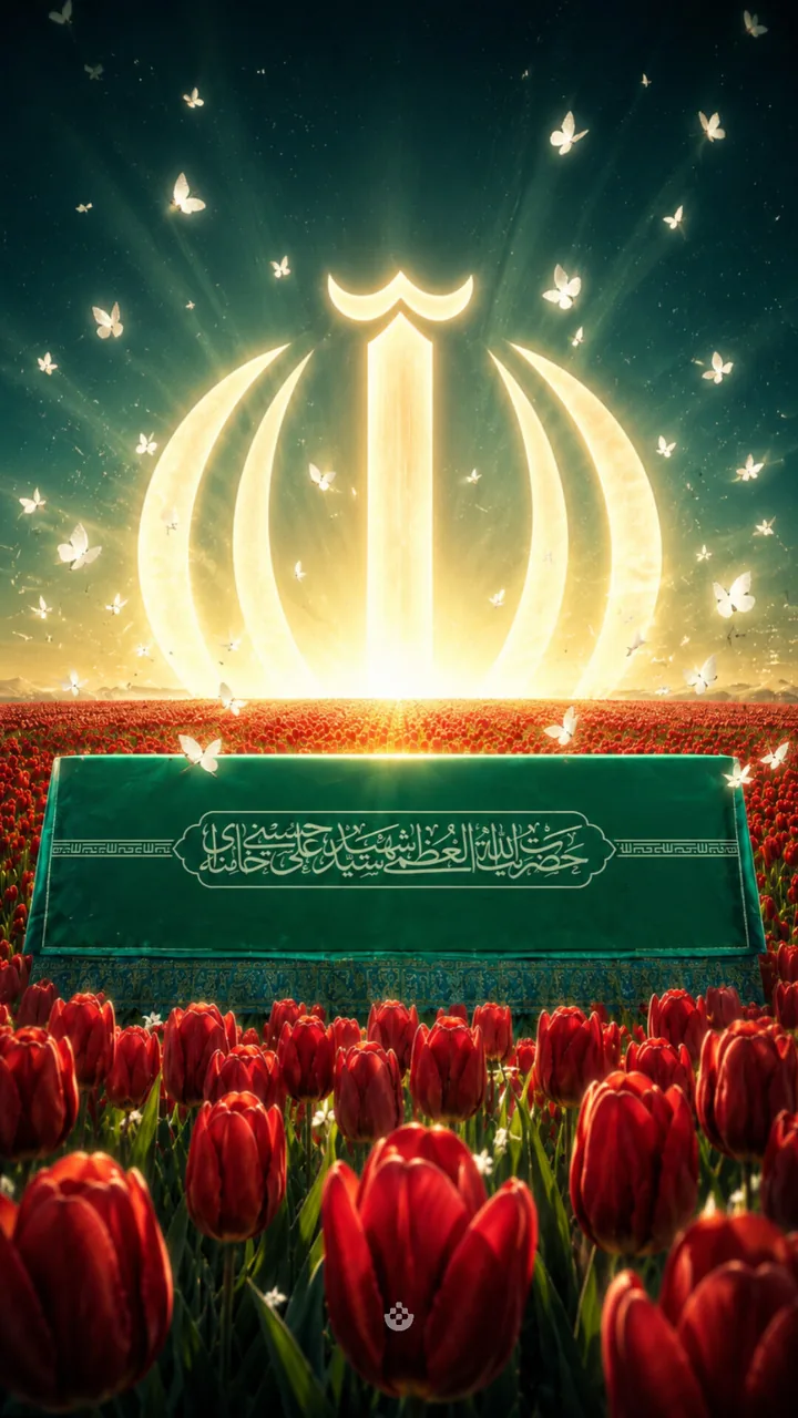 شعرخوانی رهبر شهید