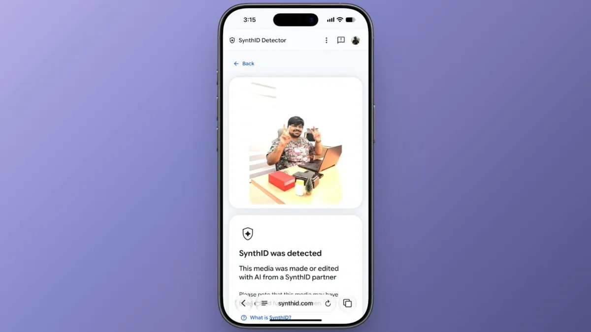 واترمارک SynthID گوگل به تصاویر هوش مصنوعی اپل در iOS 27.2 رسید 