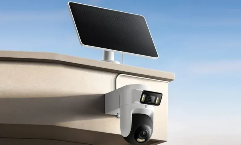 شیائومی از دوربین امنیتی خورشیدی جدید رونمایی کرد؛ شارژ نامحدود با نور خورشید و اتصال 4G