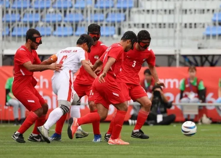 برد پرگل فوتبال نابینایان ایران برابر هند