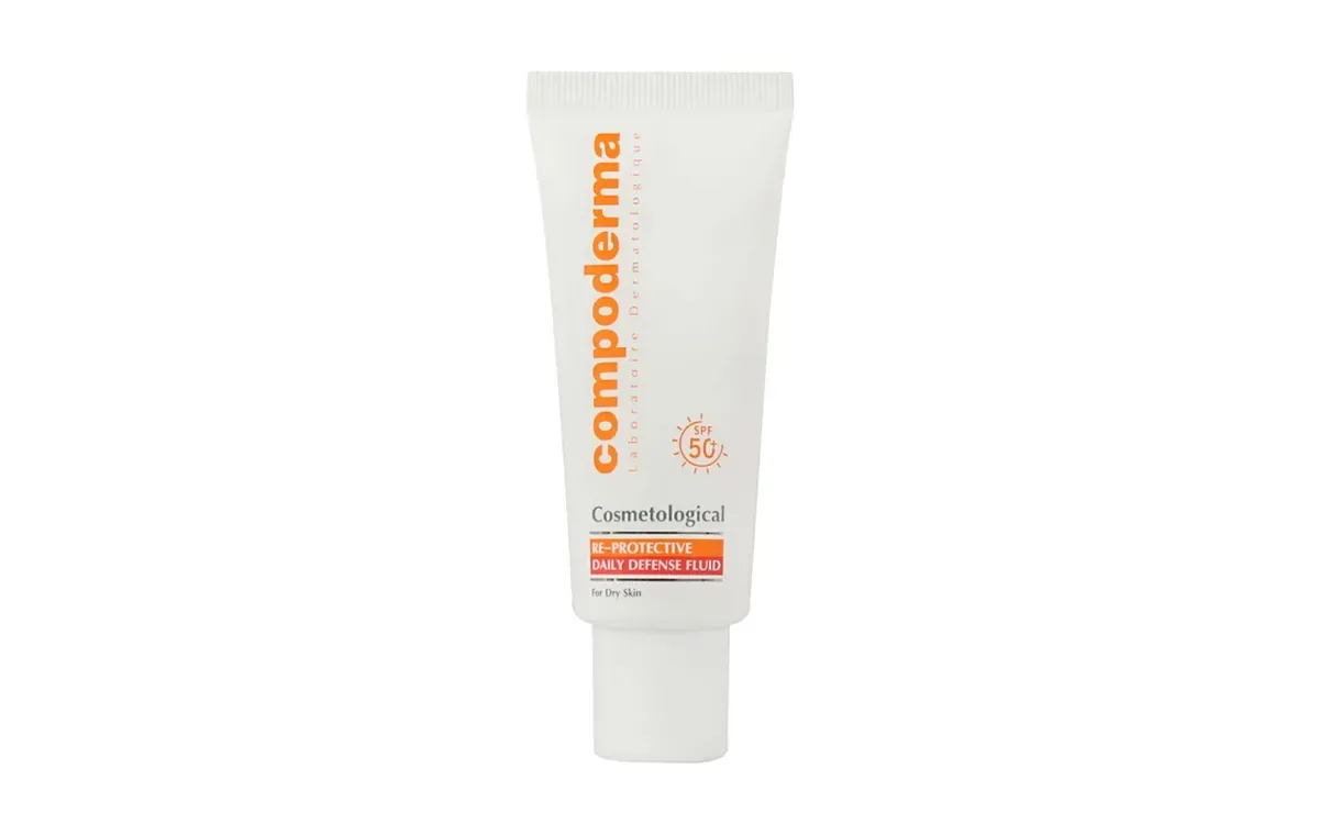 کرم ضد آفتاب SPF50 کامپودرما مناسب پوست خشک