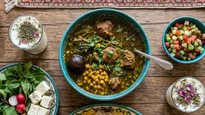 نکات و فوتوفن های طرز تهیه خورش گیلاخه