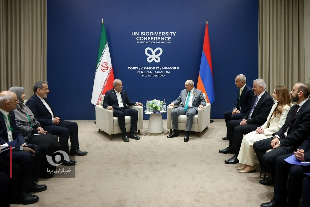 دیدار پزشکیان با نخست وزیر ارمنستان / عراقچی هم بود + تصاویر