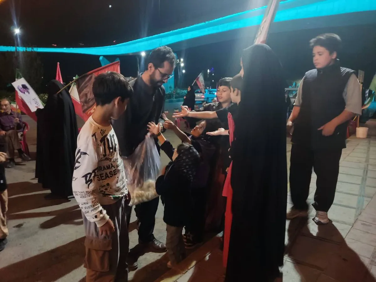 برپایی ایستگاه صلواتی در ایام فاطمیه
