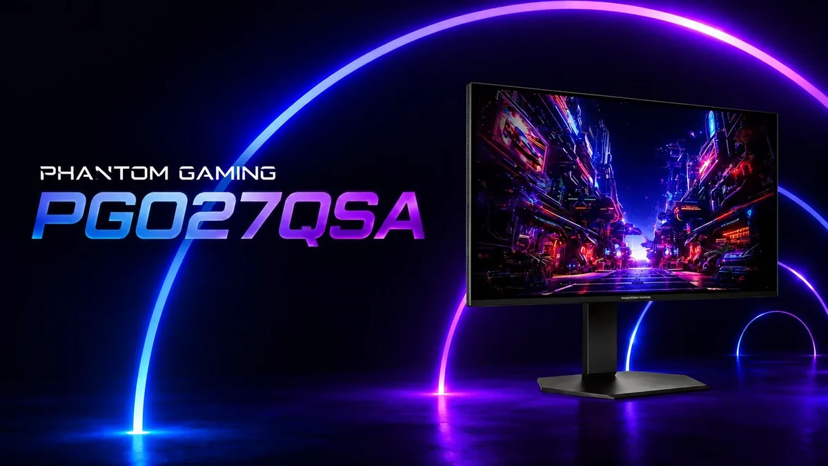 مانیتور گیمینگ 2K اولد PGO27QSA شرکت ازراک با نرخ نوسازی 240 هرتز معرفی شد