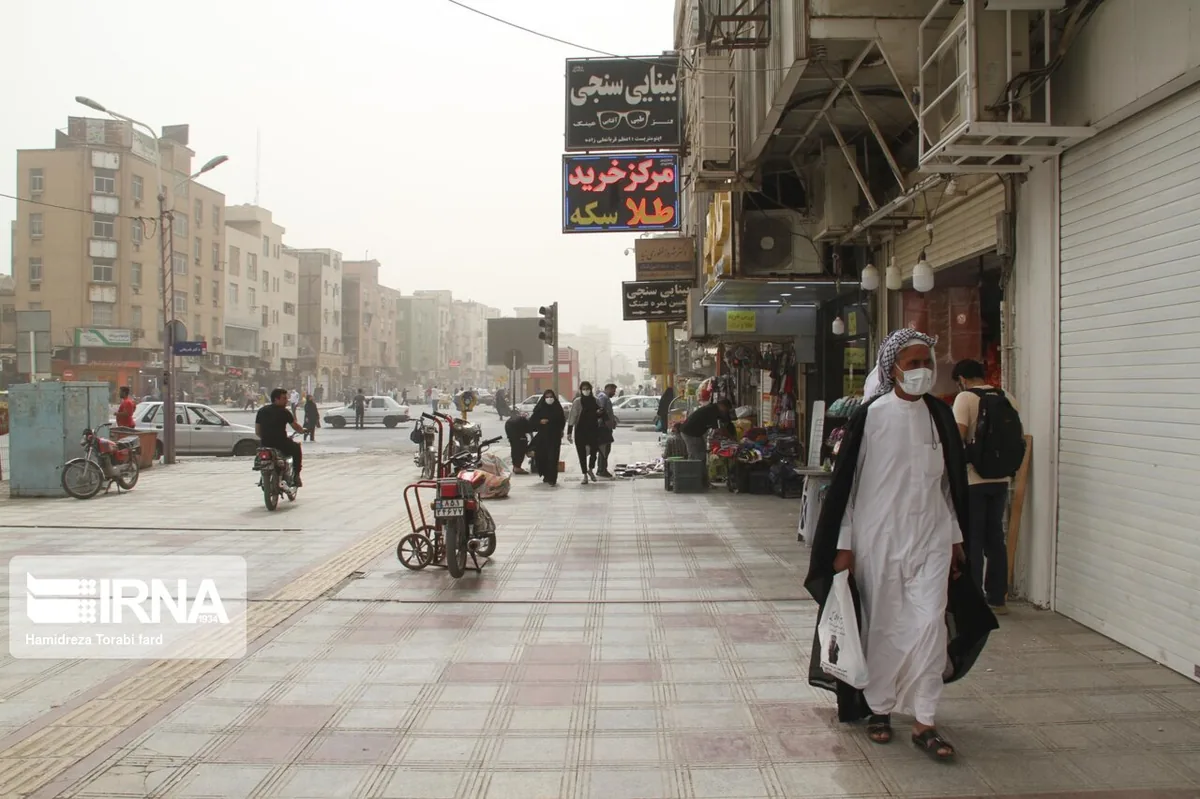 وزش باد شدید و احتمال گردوخاک در برخی مناطق خوزستان