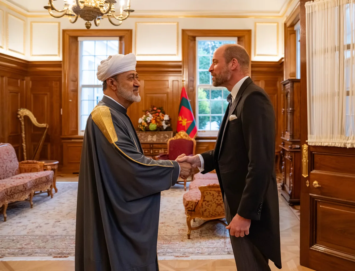 سفر سلطان عمان به انگلیس