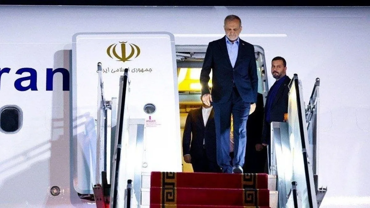 رئیسجمهور وارد تهران شد