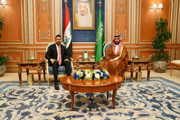 نخست وزیر عراق به دیدار بن سلمان رفت