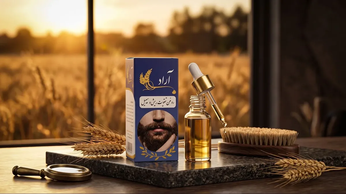 روغن طبیعی مراقبت از ریش و سبیل آراد مدل 56785685 