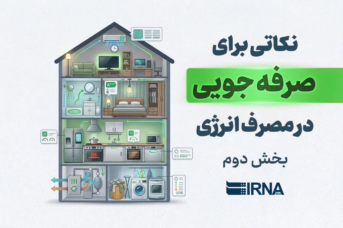 نکاتی برای صرفهجویی درمصرف انرژی (بخش دوم)