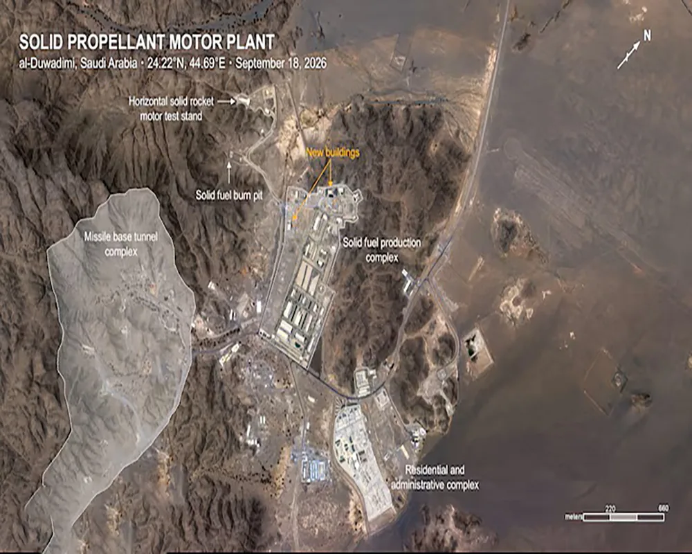 گسترش توان موشکی عربستان با کمک چین
