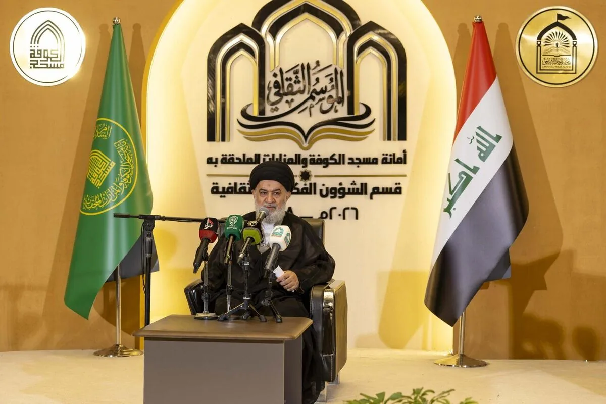 تأکید نماینده آیت الله العظمی سیستانی بر ضرورت تقویت «دانش و آگاهی» در برابر هرجومرج فرهنگی