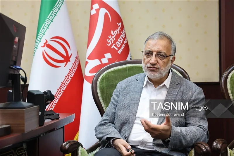 حضور شهردار تهران در خبرگزاری تسنیم