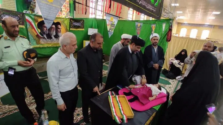 برگزاری پویش «مهر فاطمی» در مصلای جمعه گناوه