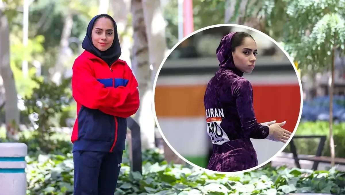 تصاویر هنگامه هادیانی، نخستین ژیمناست زن ایرانی در بازیهای آسیایی پس از انقلاب