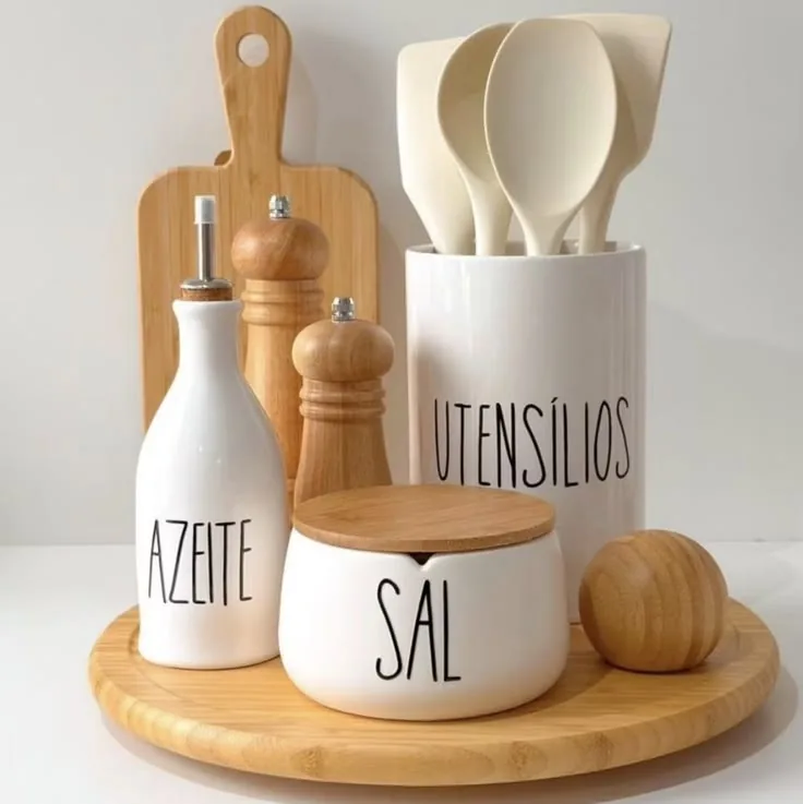 وسایل سرامیکی برای چیدمان روی کانتر