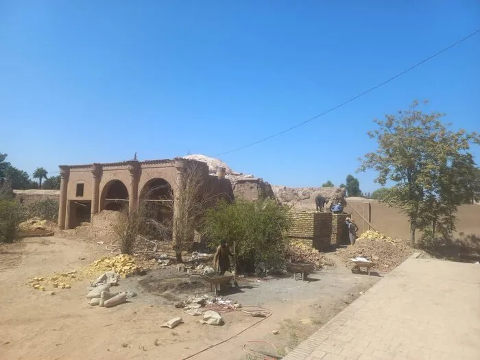 بازگشت یک فناوری آبی فراموش‌شده؛ جان‌بخشی به «گاوگرد» بنای تاریخی شرکت فرش کرمان