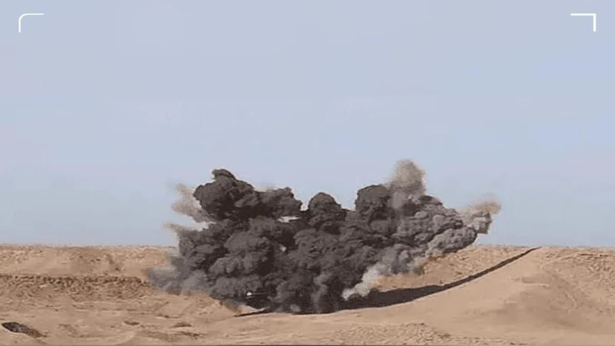 انهدام کنترلشده مهمات در ویسیان چگنی