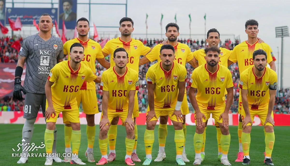 عکس تیمی فولاد مقابل پرسپولیس