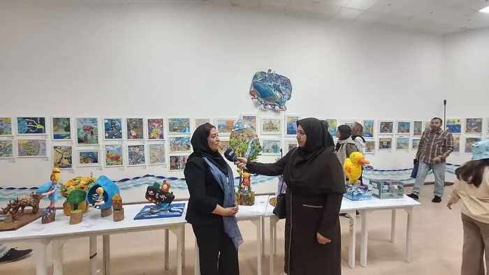 پژواک صدای آب در دستان هنرمندان کوچک البرز؛ کودکان روایتگر تشنگی زمین