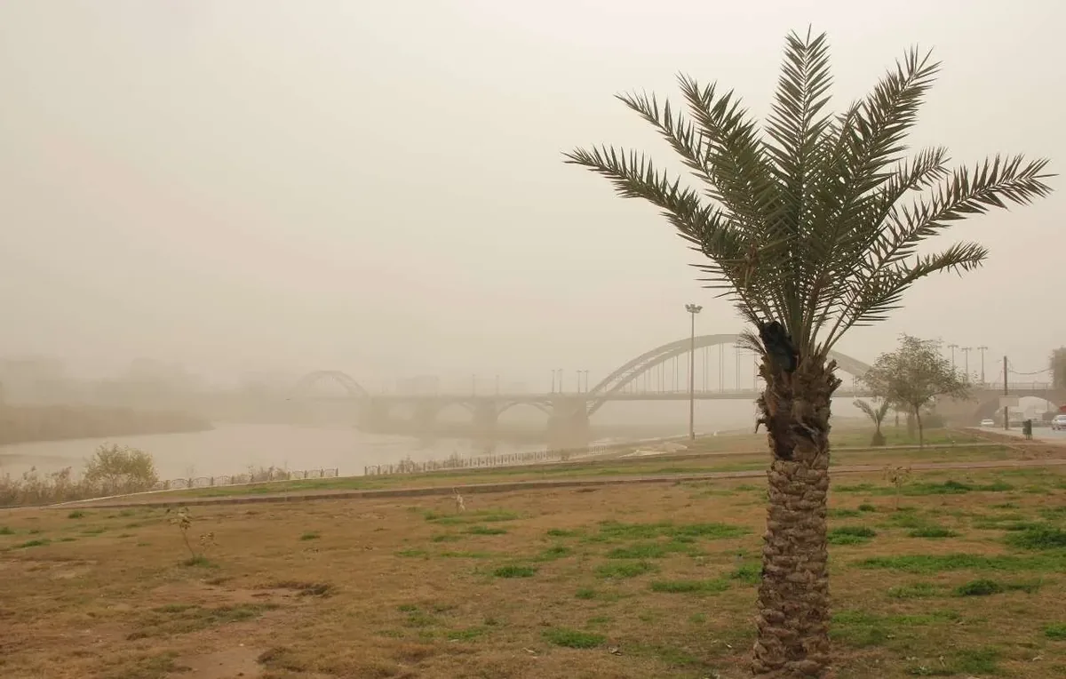 هوای خرمشهر قرمز و آبادان نارنجی؛ آلودگی هوا در ۸ شهر خوزستان