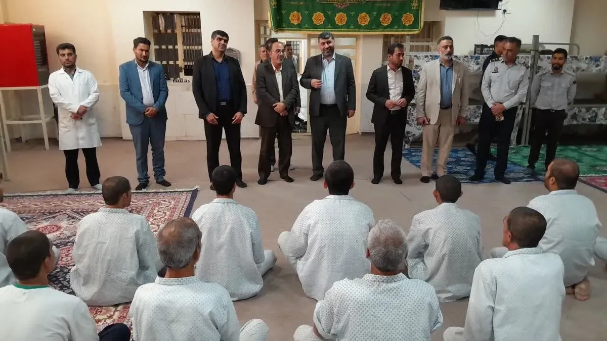 بازدید میدانی دادستان مرکز خوزستان از زندان الحدید و کمپ ماده ۱۶ اهواز