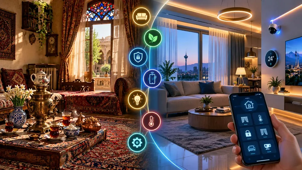 تغییرات زندگی ایرانی با خانه هوشمند