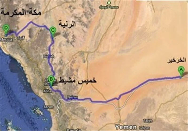 به صدا درآمدن آژیر هشدار در خمیس مشیط عربستان