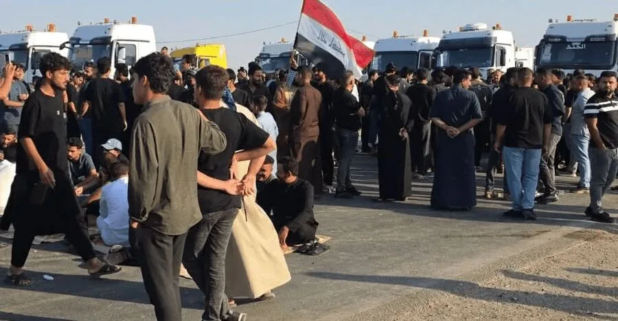 اعتراض عراقیها به بستهشدن گذرگاه مرزی با ایران/ جاده شرکتهای نفتی مسدود شد