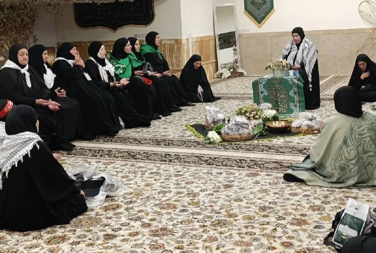 بانوان آذربایجانی از حریم رضوی، راهی طریقالحسین(ع) شدند