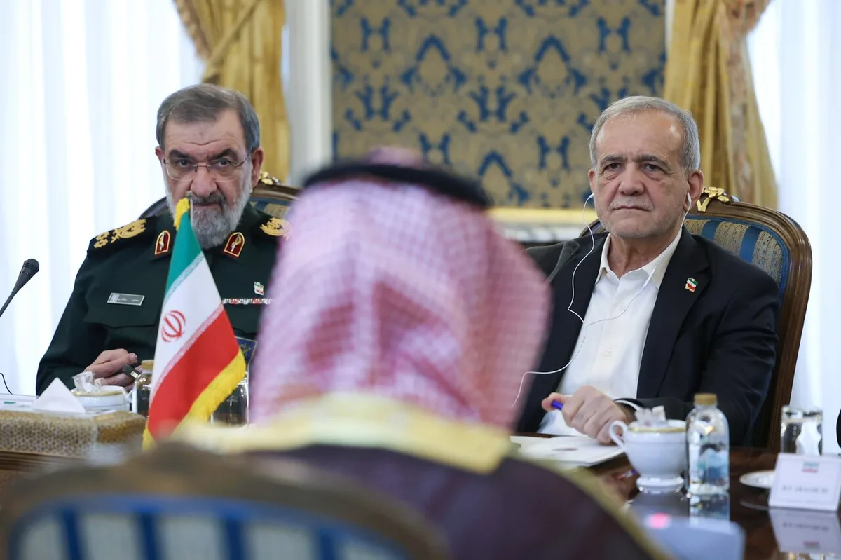 استقبال ویژه محسن رضایی از مقامات ارشد ترکیه، عربستان و پاکستان +ویدیو