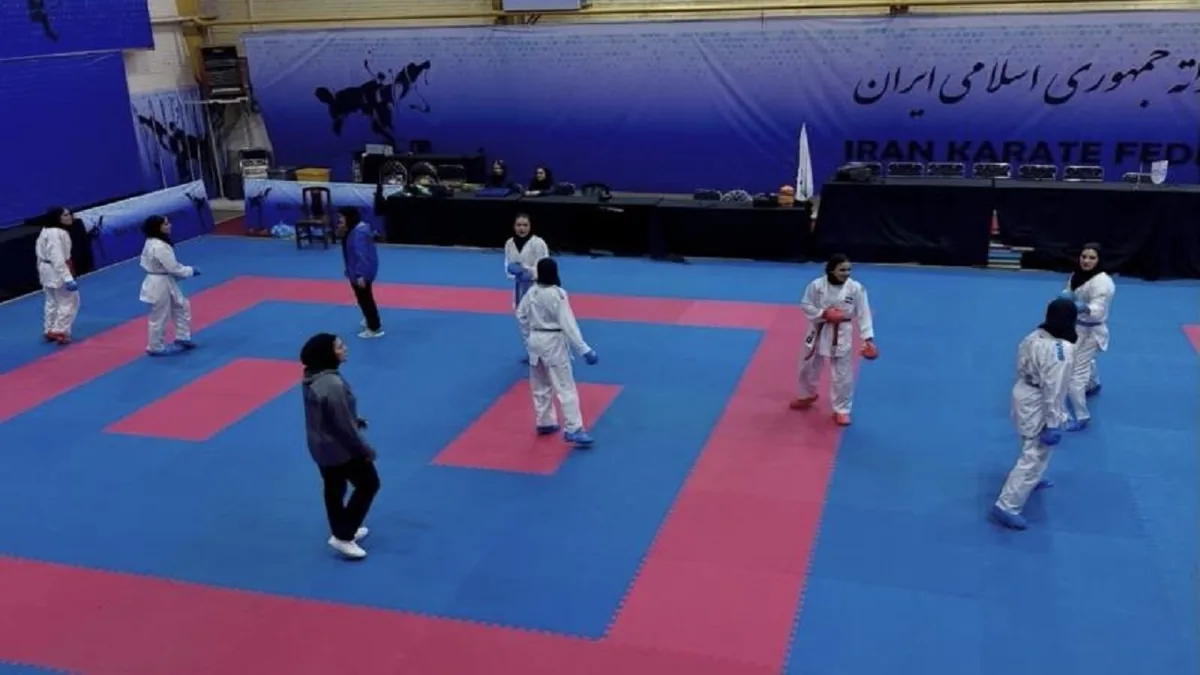 تیم ملی کاراته بانوان در کرمانشاه اردو زد