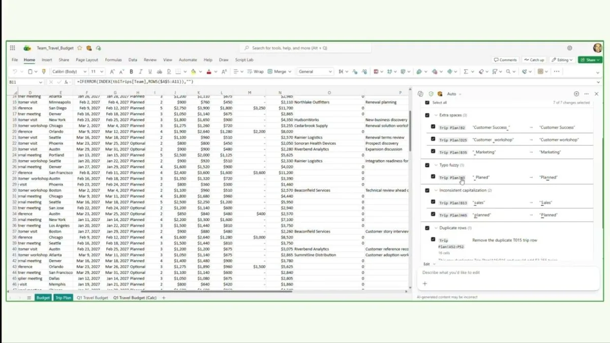 قابلیت Skill Builder برای خودکارسازی کارها در اکسل