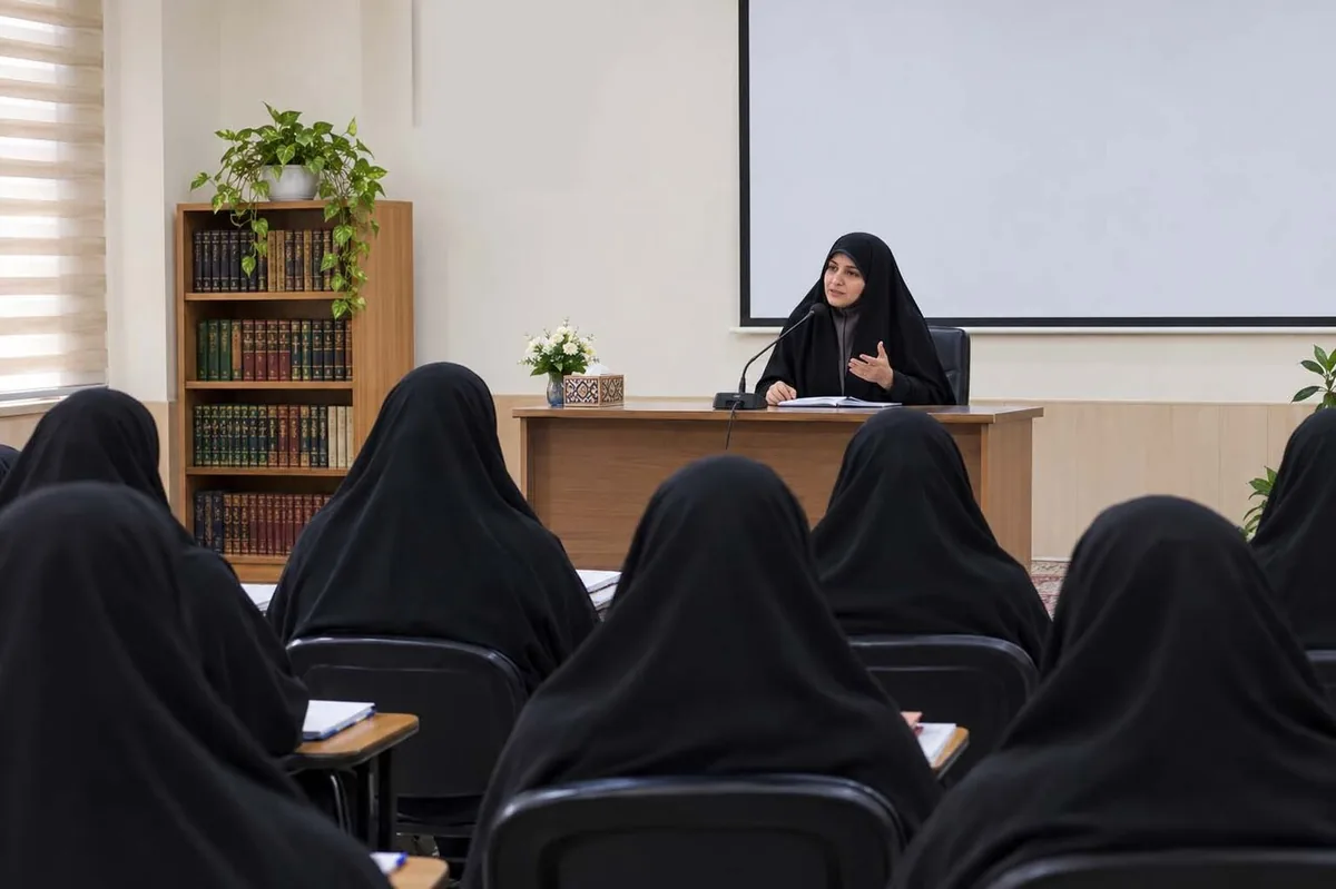 بررسی روش تفسیر قرآن به قرآن و مفهوم صراط مستقیم در نشست شرح تفسیر المیزان در نجفآباد